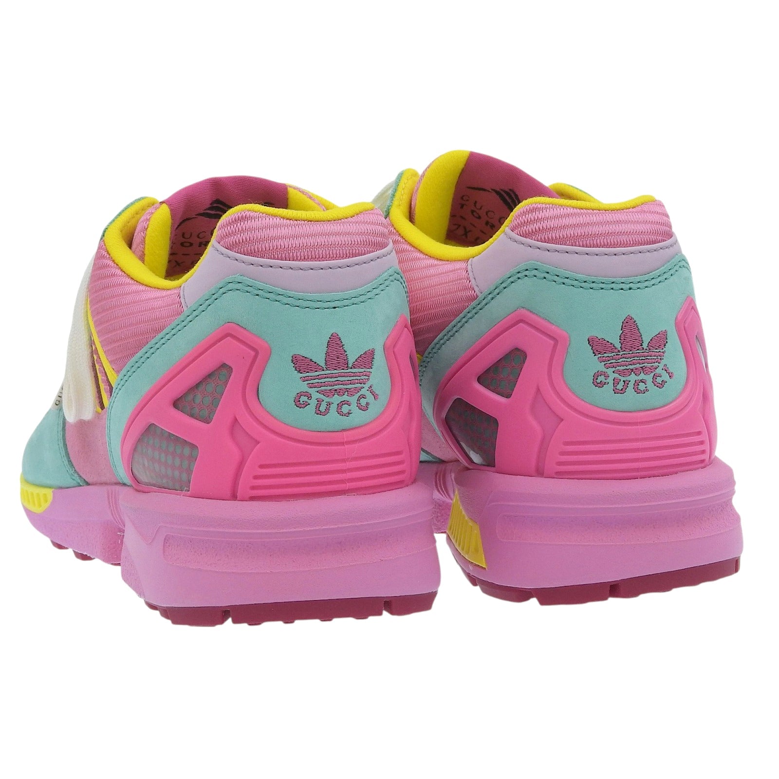 グッチ×アディダス TORSION ZX8000 スエード レザー スニーカー