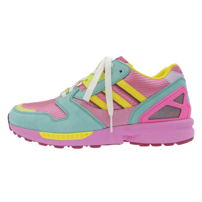 グッチ×アディダス TORSION ZX8000 スエード レザー スニーカー