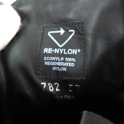 プラダ Re-Nylon ロゴ レザーブーツ