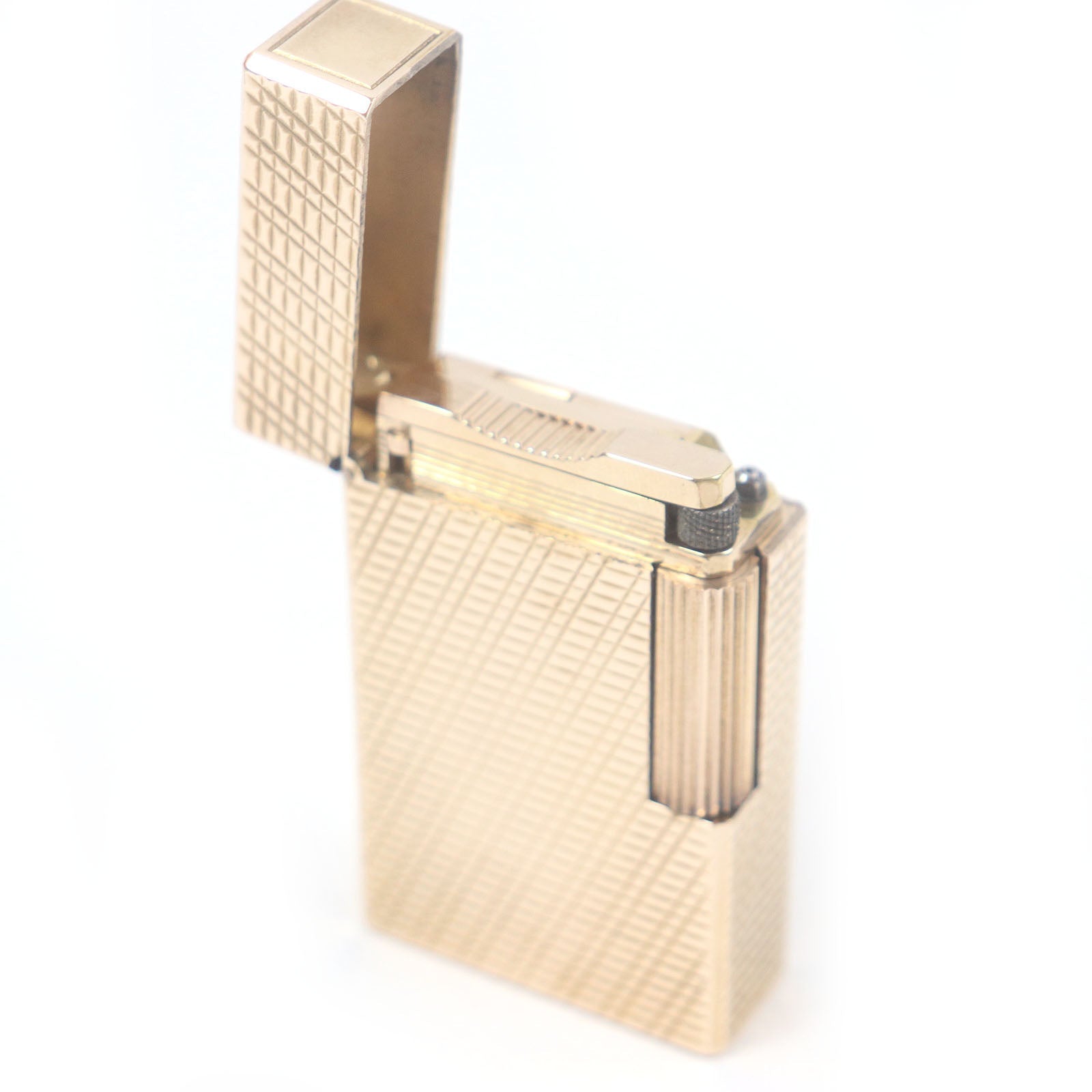 デュポン ライン 1 チェック パターン スクエア ライター