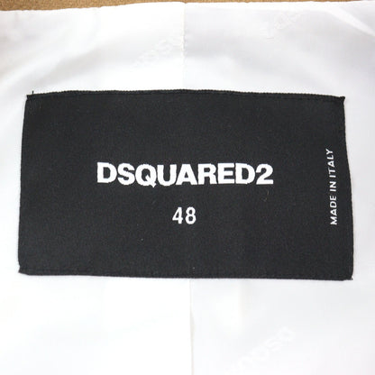 DSQUARED2 ダブル ブレスト ピー コート ウール コート