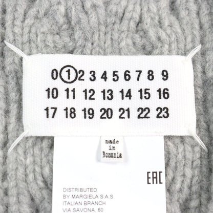 Maison Margiela 1 Vネック ケーブルニット ポンチョ