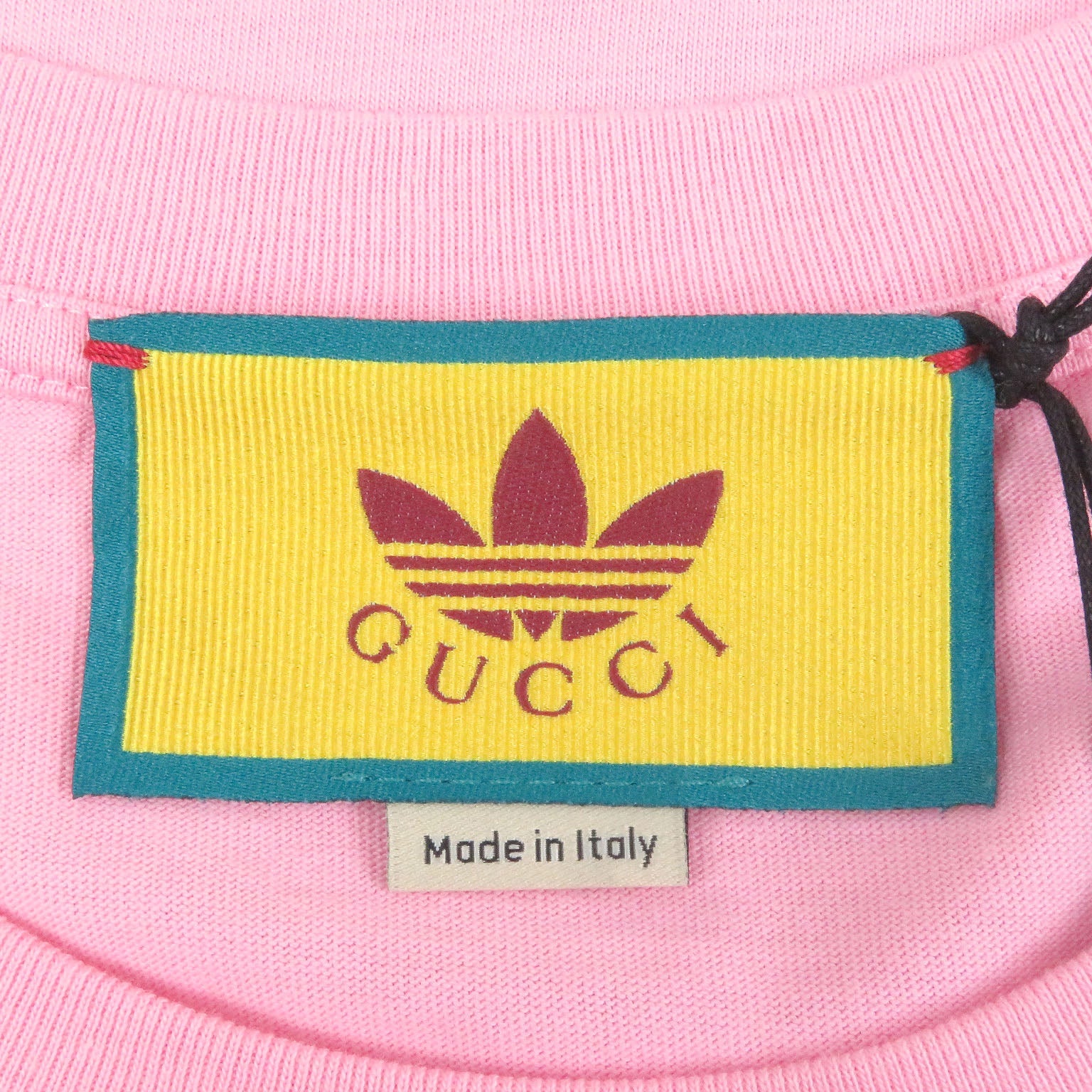 グッチ×adidas トレフォイル ロゴ プリント コットン トップ