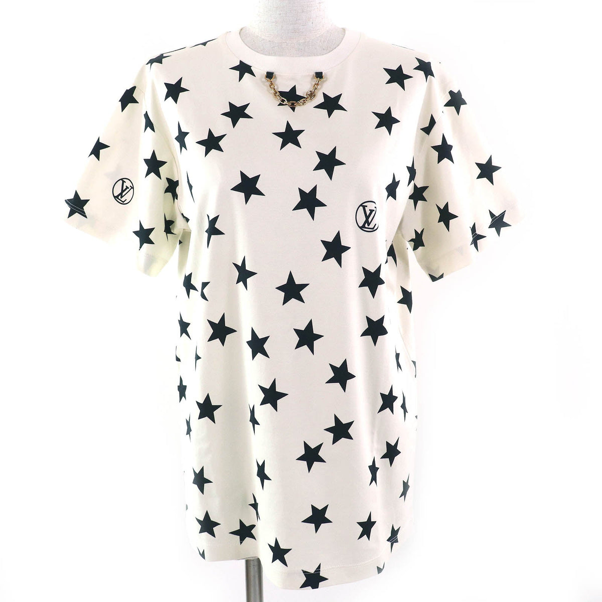 ルイヴィトン LV ロゴ スター チェーン Tシャツ