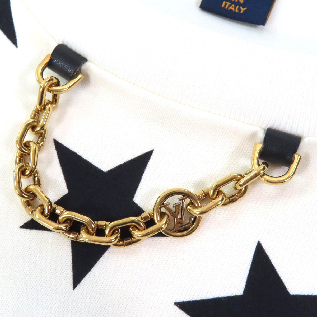 ルイヴィトン LV ロゴ スター チェーン Tシャツ