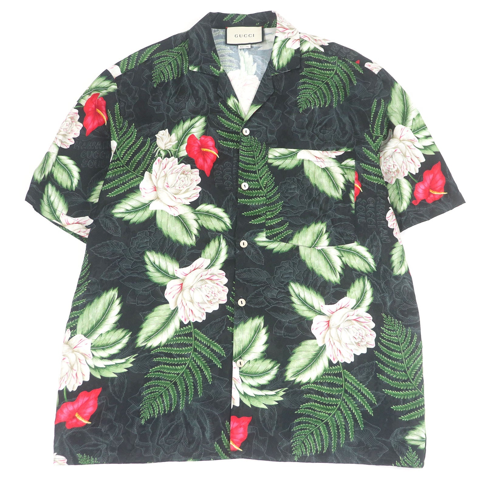 グッチ アロハ シャツ ショーツ セット