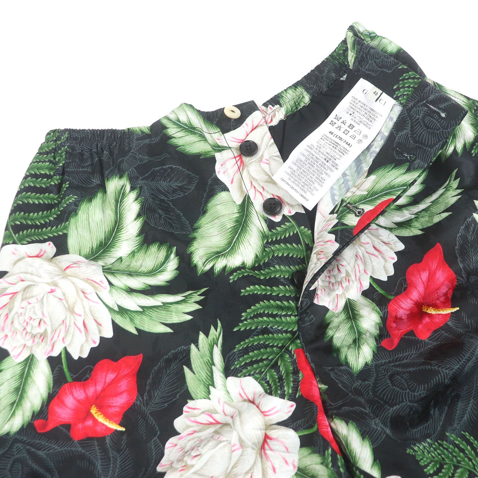 グッチ アロハ シャツ ショーツ セット