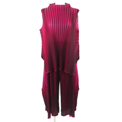 PLEATS PLEASE ハイネック ノースリーブ セット
