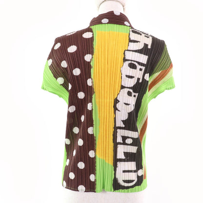 プリーツ プリーズ プリーツ プリーズ 半袖 シャツ