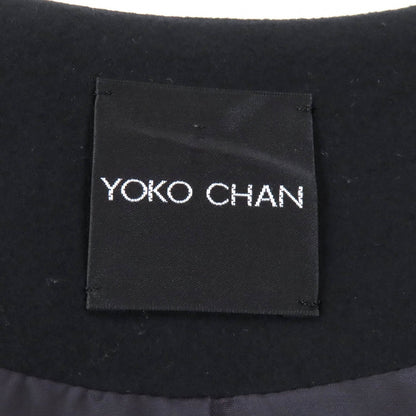 YOKO CHAN フリル デザイン ウール コート