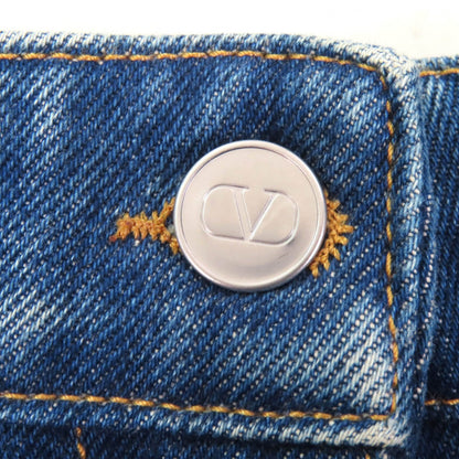 ヴァレンティノ フルーツ ビジューデニム コットン ショーツ