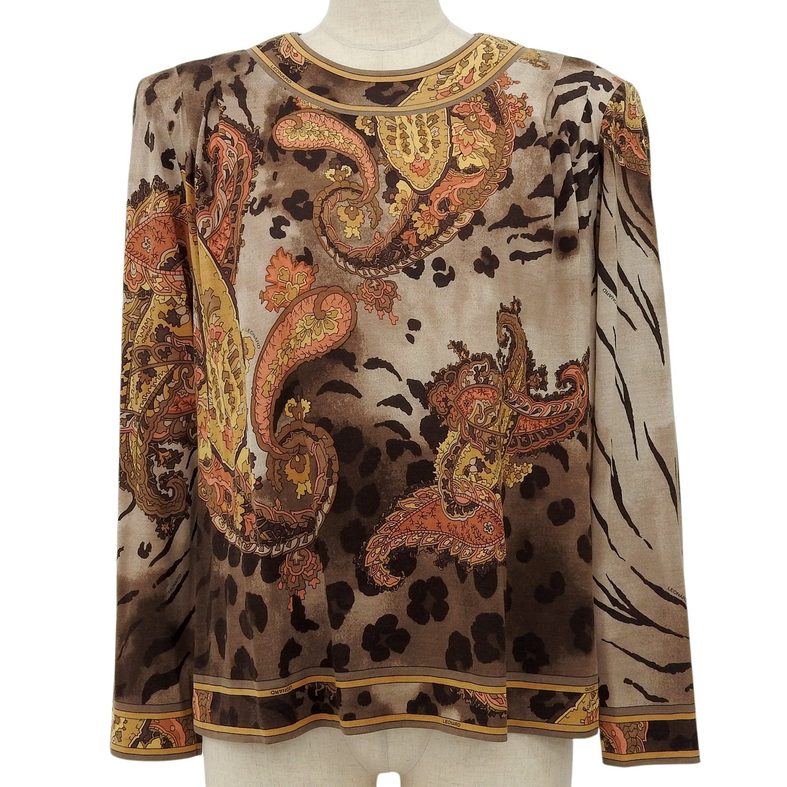 LEONARD FASHION ウール 長袖 Tシャツ