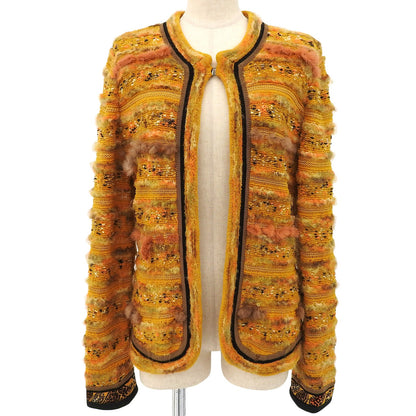LEONARD FASHION ミンク カーディガン