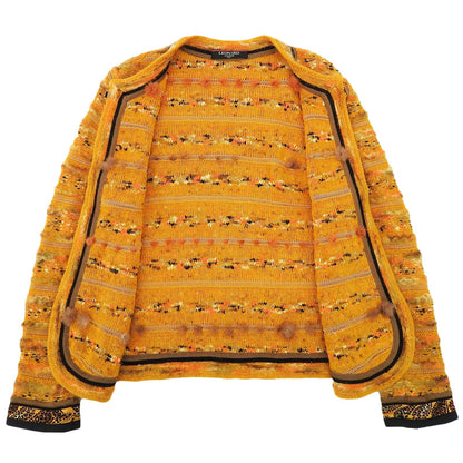 LEONARD FASHION ミンク カーディガン