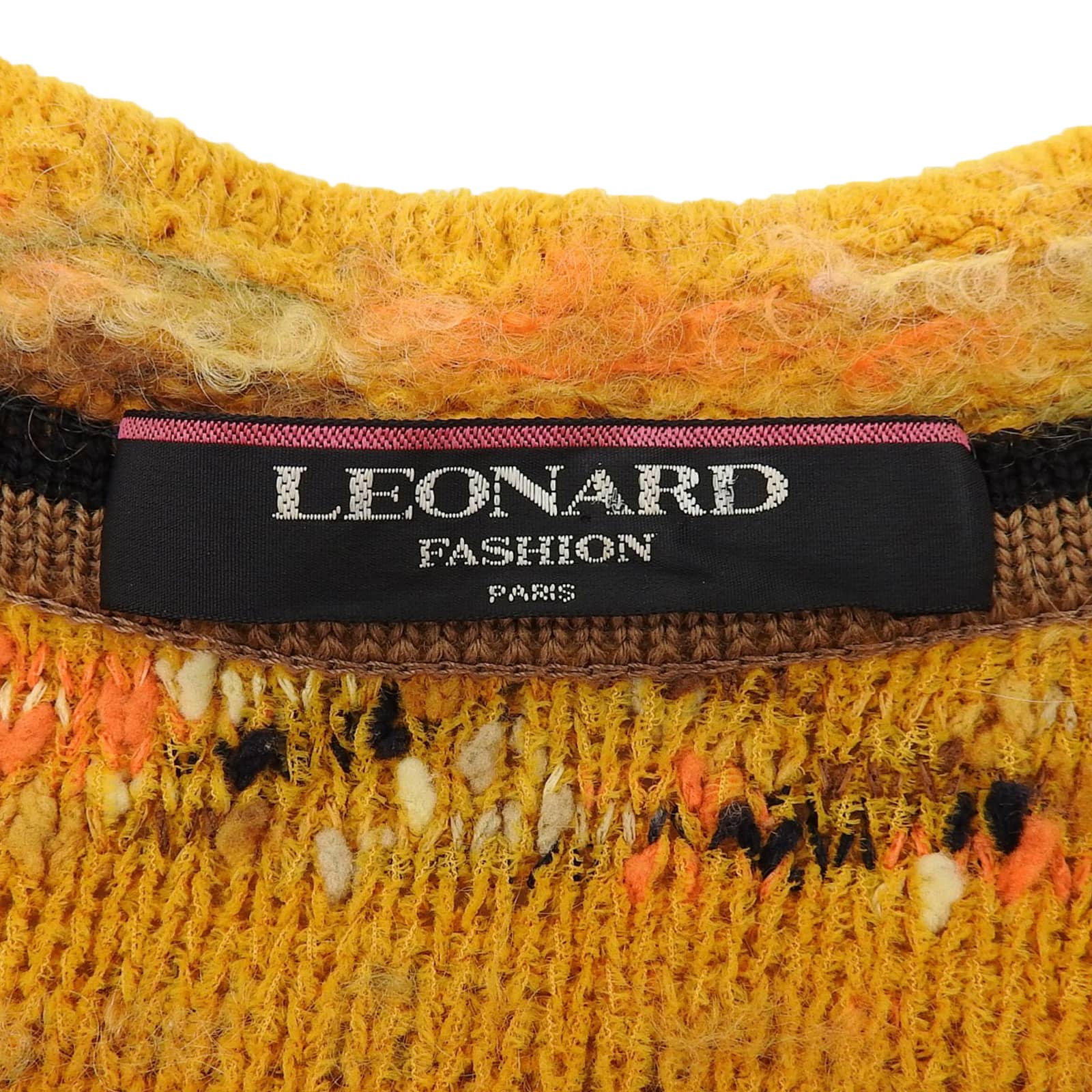 LEONARD FASHION ミンク カーディガン