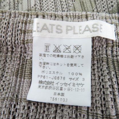PLEATS PLEASE 幾何学模様 ツーピース セット スカート