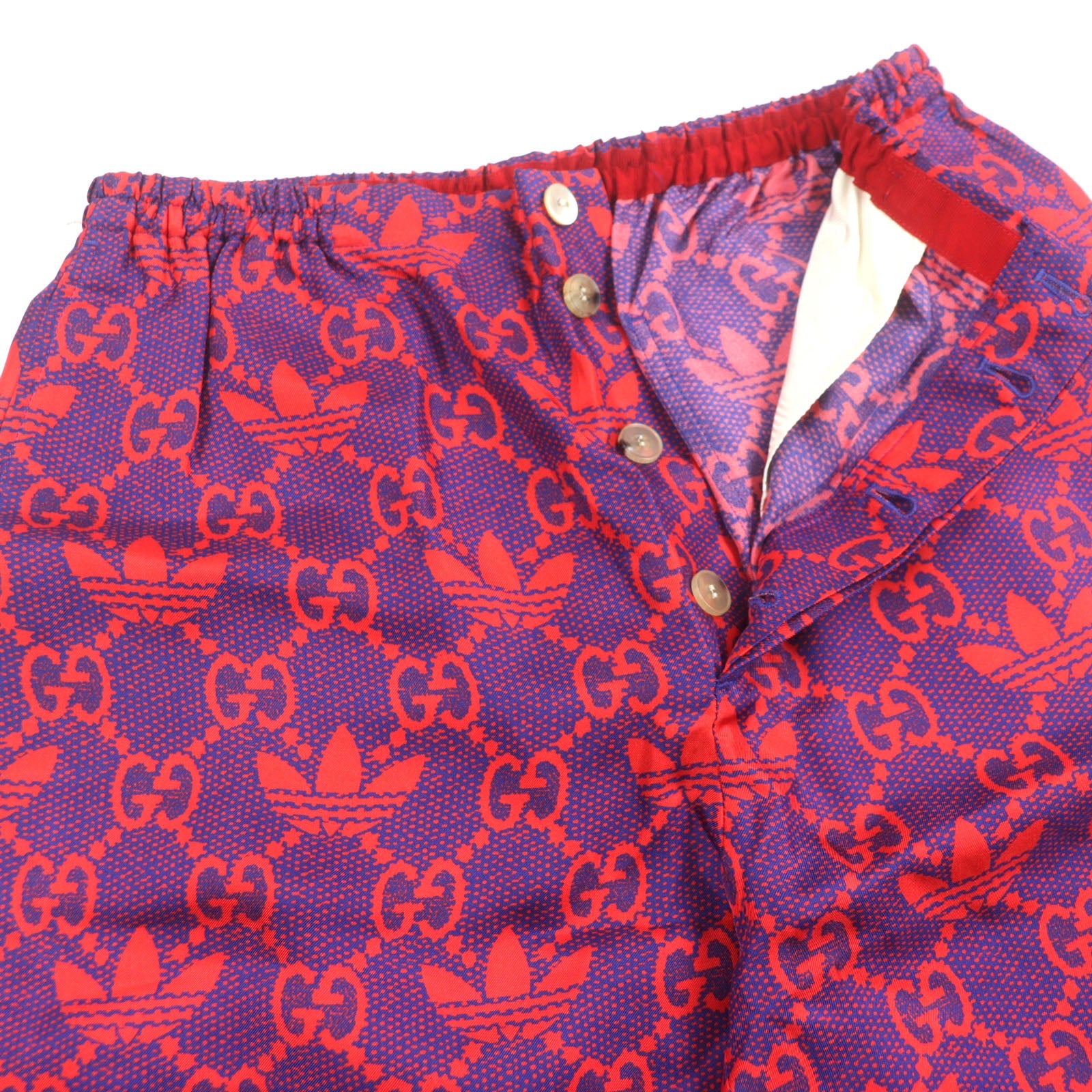 グッチ×adidas シルク ショーツ