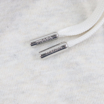 プラダ ロゴ 刺繍 コットン フーディー