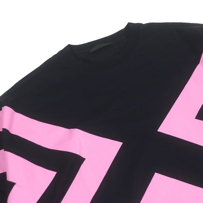 プラダ トライアングル ロゴ コットン Tシャツ