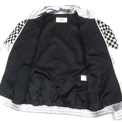 セリーヌ ブルゾン ルーズ チェッカーボード ジャケット