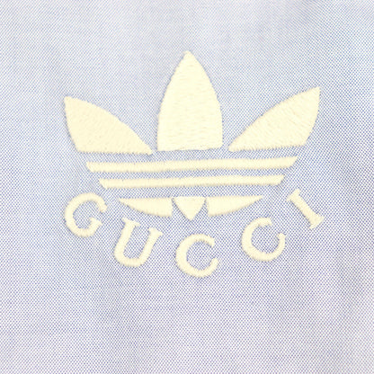 グッチ×adidas ショートスリーブ コットンシャツ