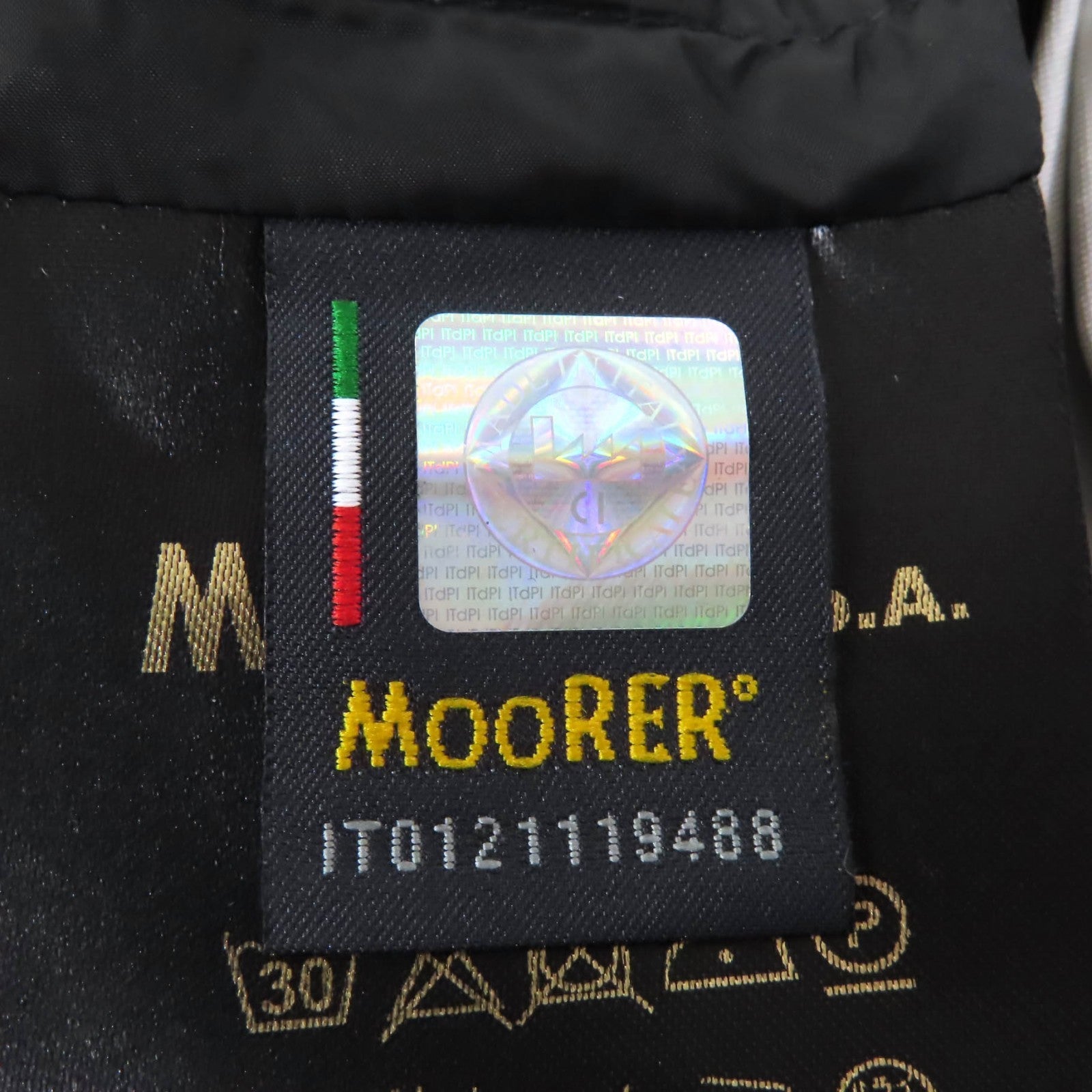 MooRER ドット柄ポリエステルコート