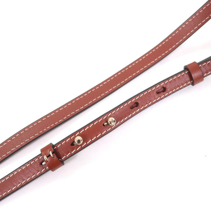 クロエ ウッディ トートバッグ レザー リネン 2WAY