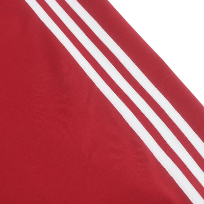 グッチ×adidas トレフォイルロゴ刺繍スリーストライプパンツ