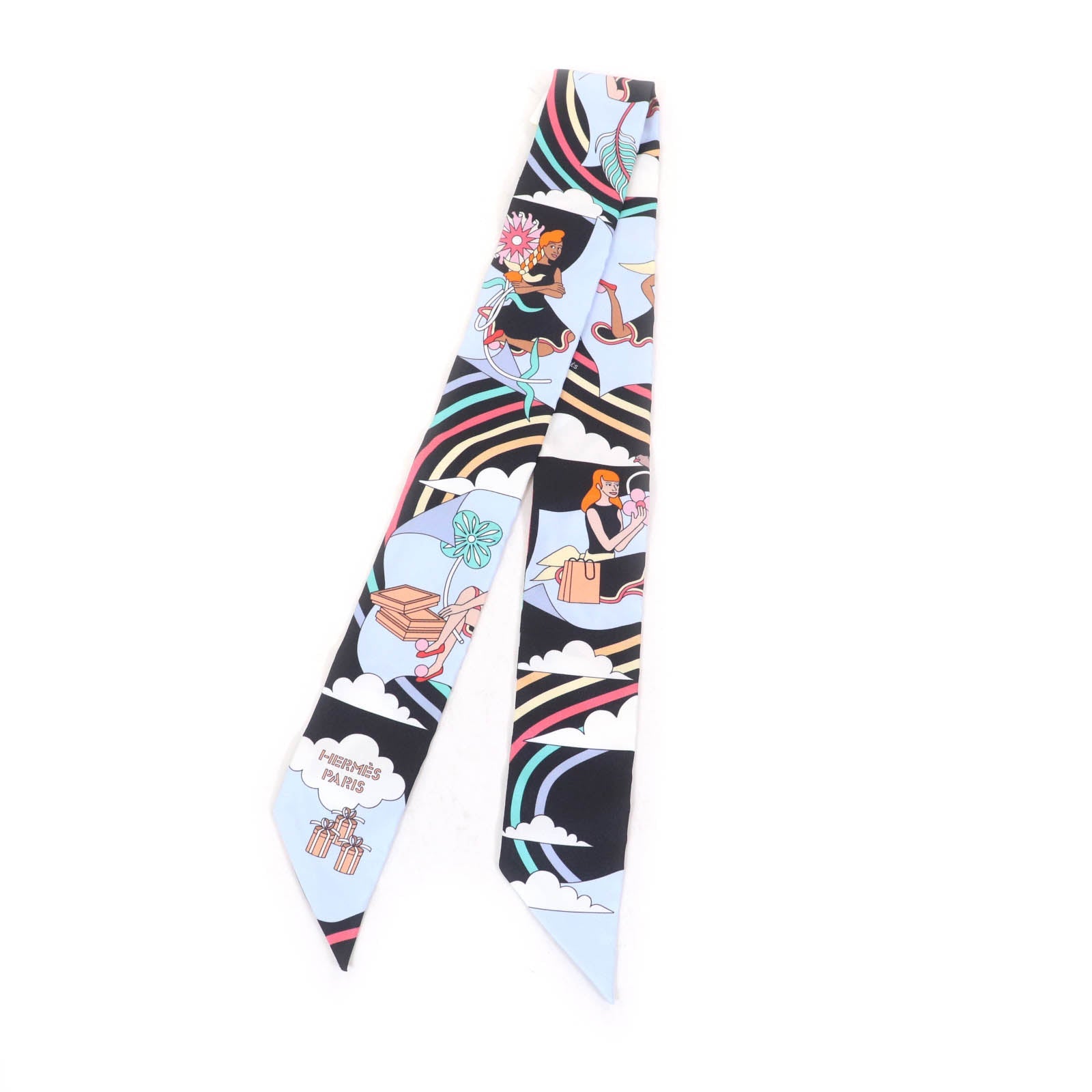 エルメス CARRES VOLANTS ツイリー シルクスカーフ