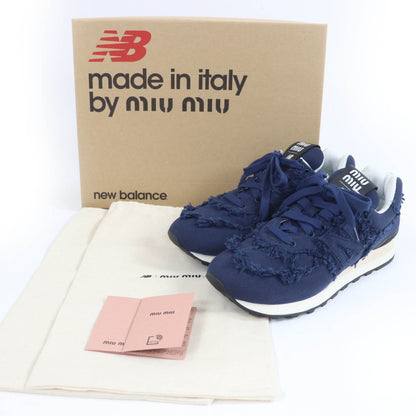 Miu Miu ニュー バランス 574 キャンバス スニーカー