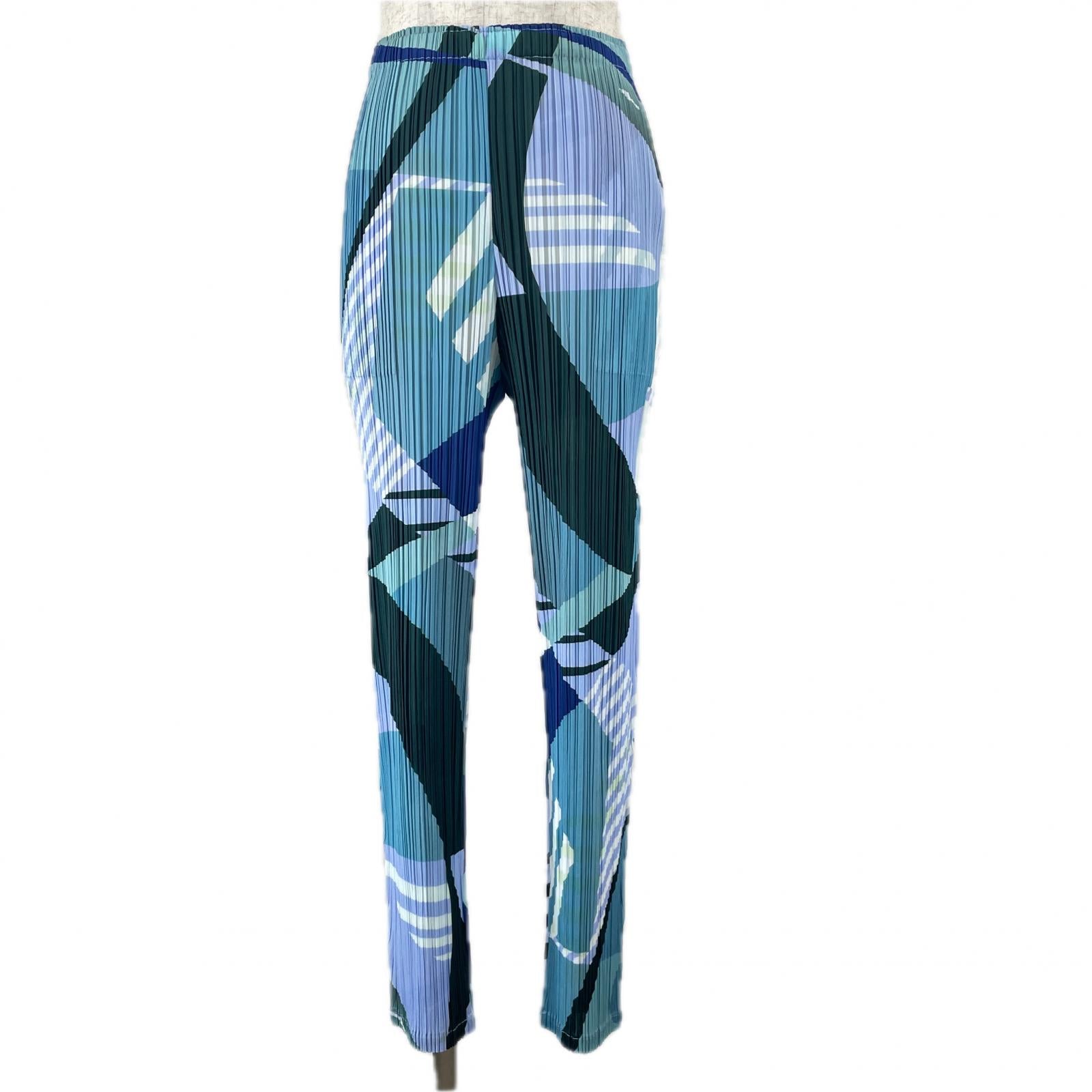 PLEATS PLEASE プリーツ ポリエステル パンツ