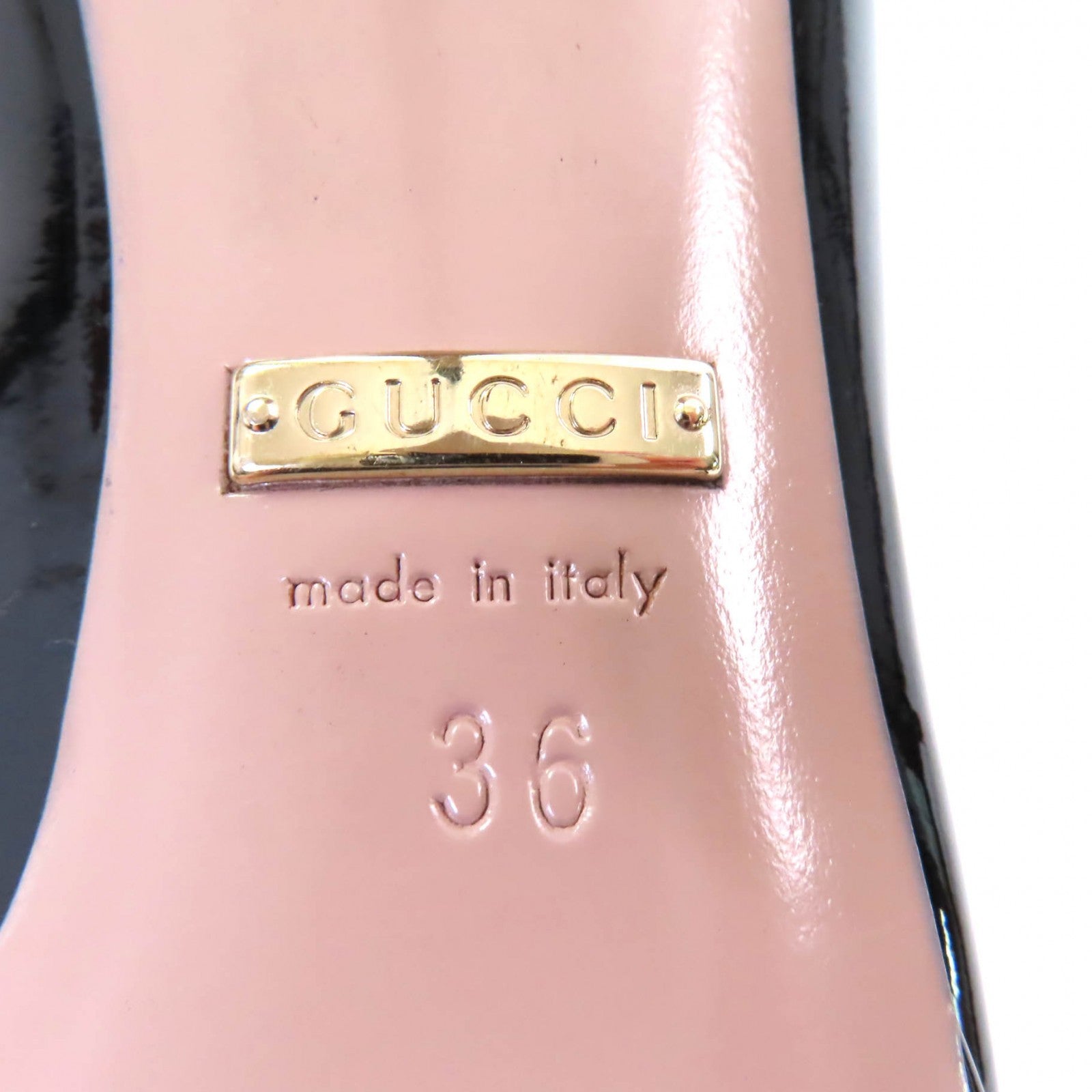 グッチ 388314 パテント レザー パンプス
