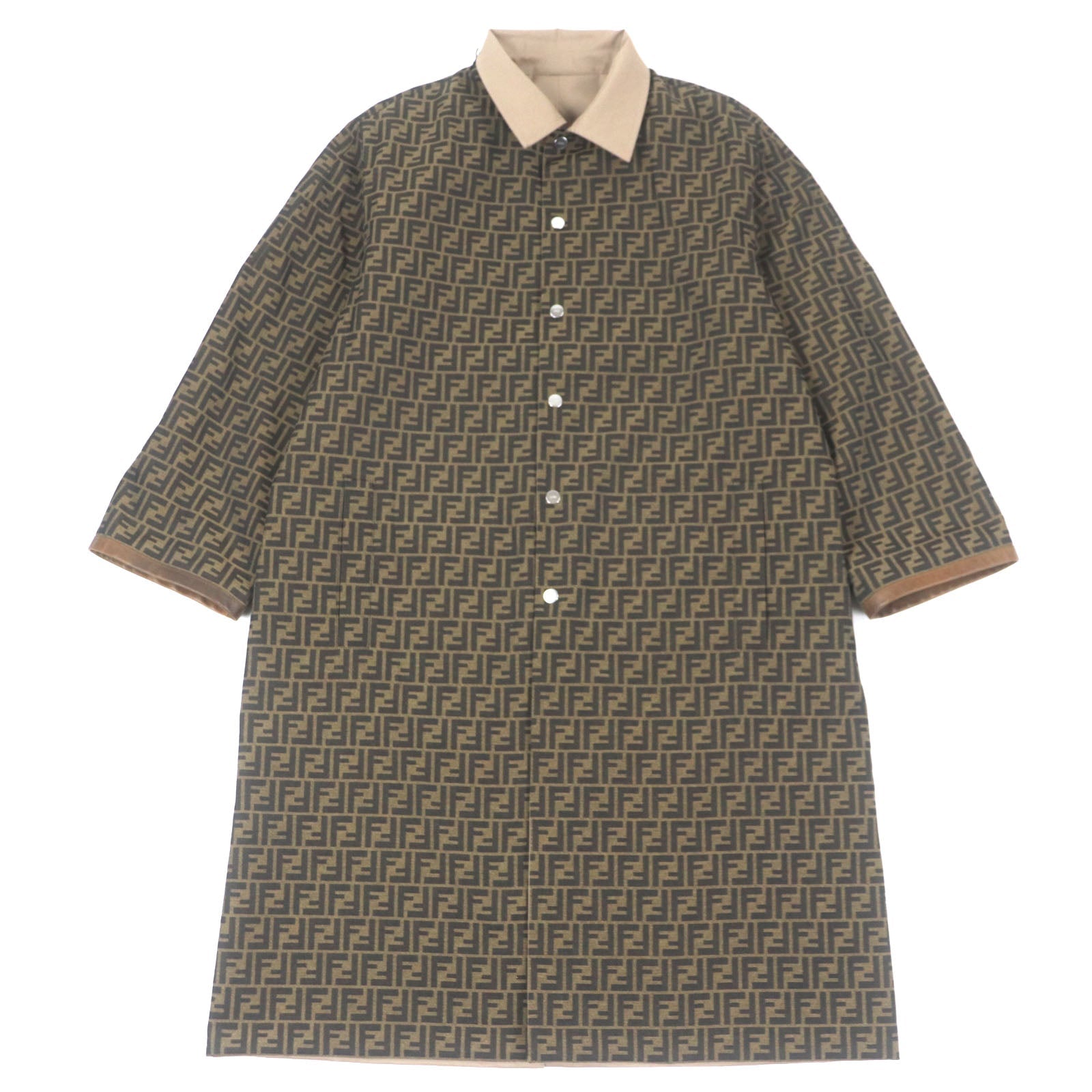 フェンディ FF0741 コットン トレンチ コート