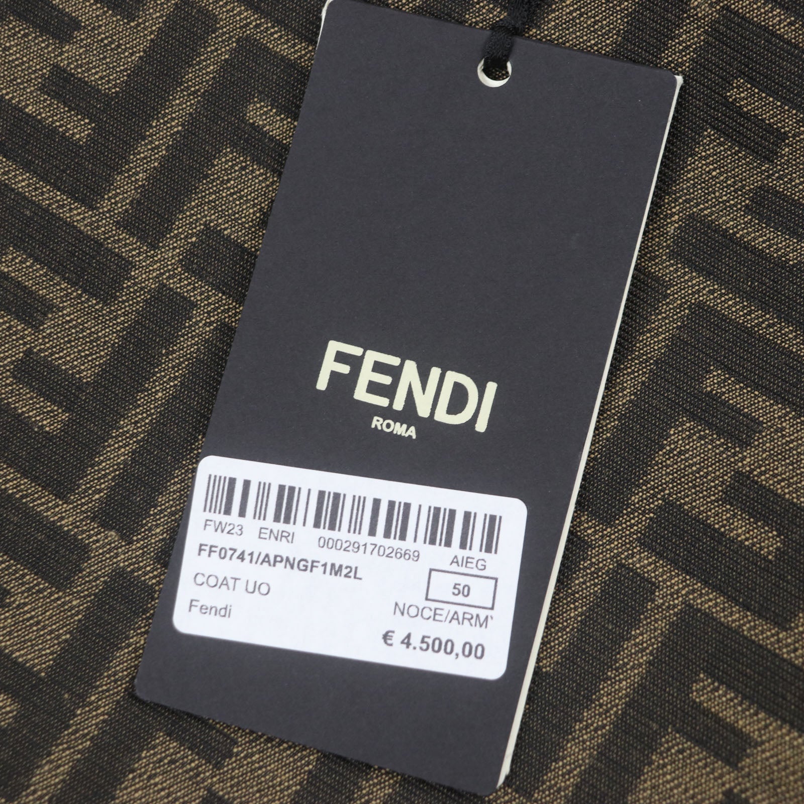 フェンディ FF0741 コットン トレンチ コート
