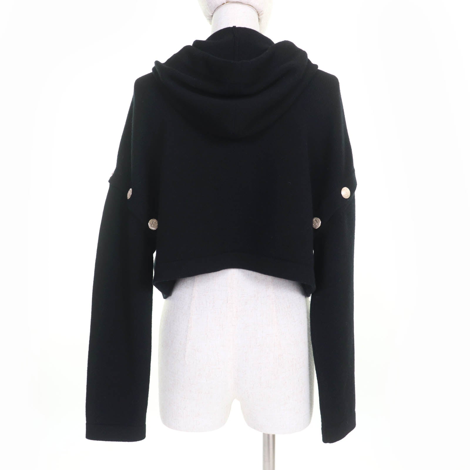 シャネル COCO マーク ボタン カシミヤ 2way ニット