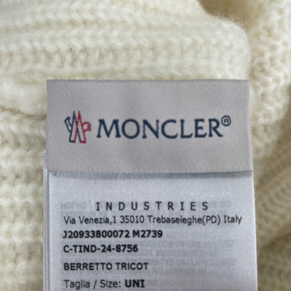 Moncler BERRETTO ウール ニット キャップ