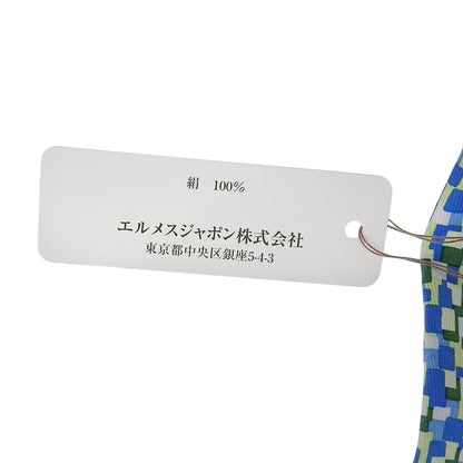 エルメス オールオーバー ロゴ プリント シルク タイ