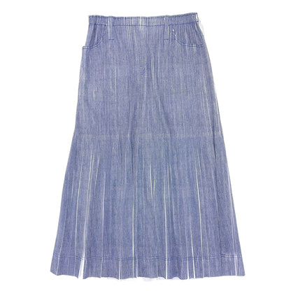 PLEATS PLEASE デニムプリーツスカート