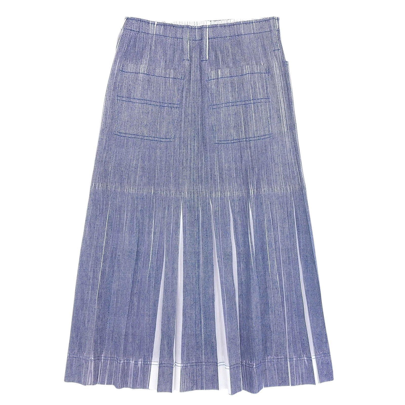 PLEATS PLEASE デニムプリーツスカート