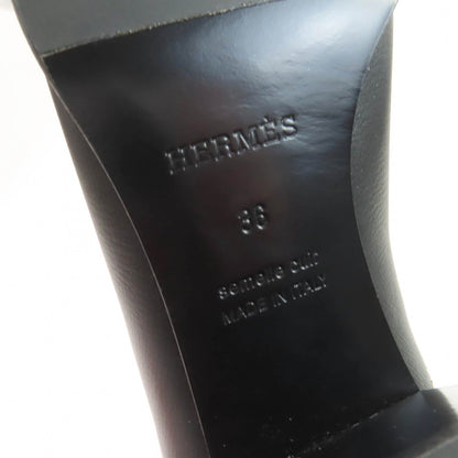 エルメス ウール 60 レザー ブーツ