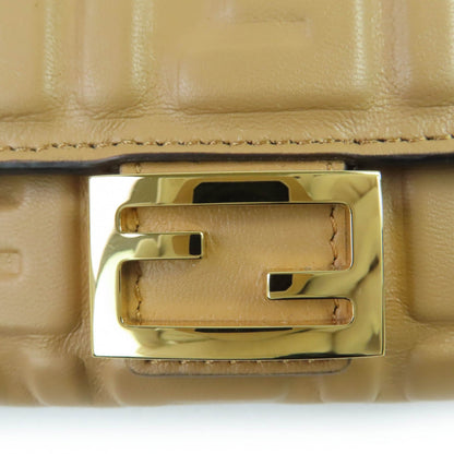 フェンディ FFメタル バゲット コンチネンタル レザー 長財布