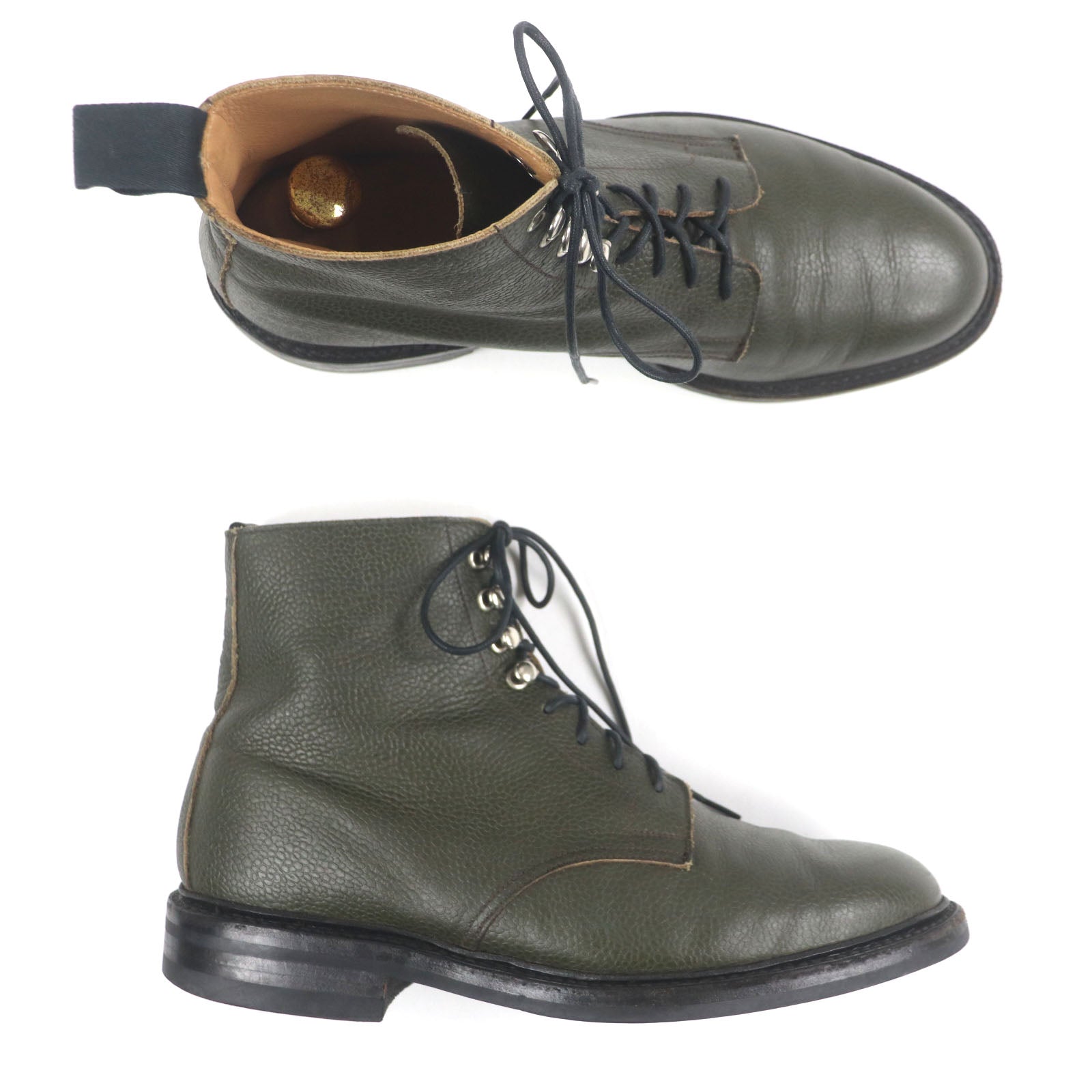 Crockett&Jones TOMORROWLAND レザー アンクル ブーツ