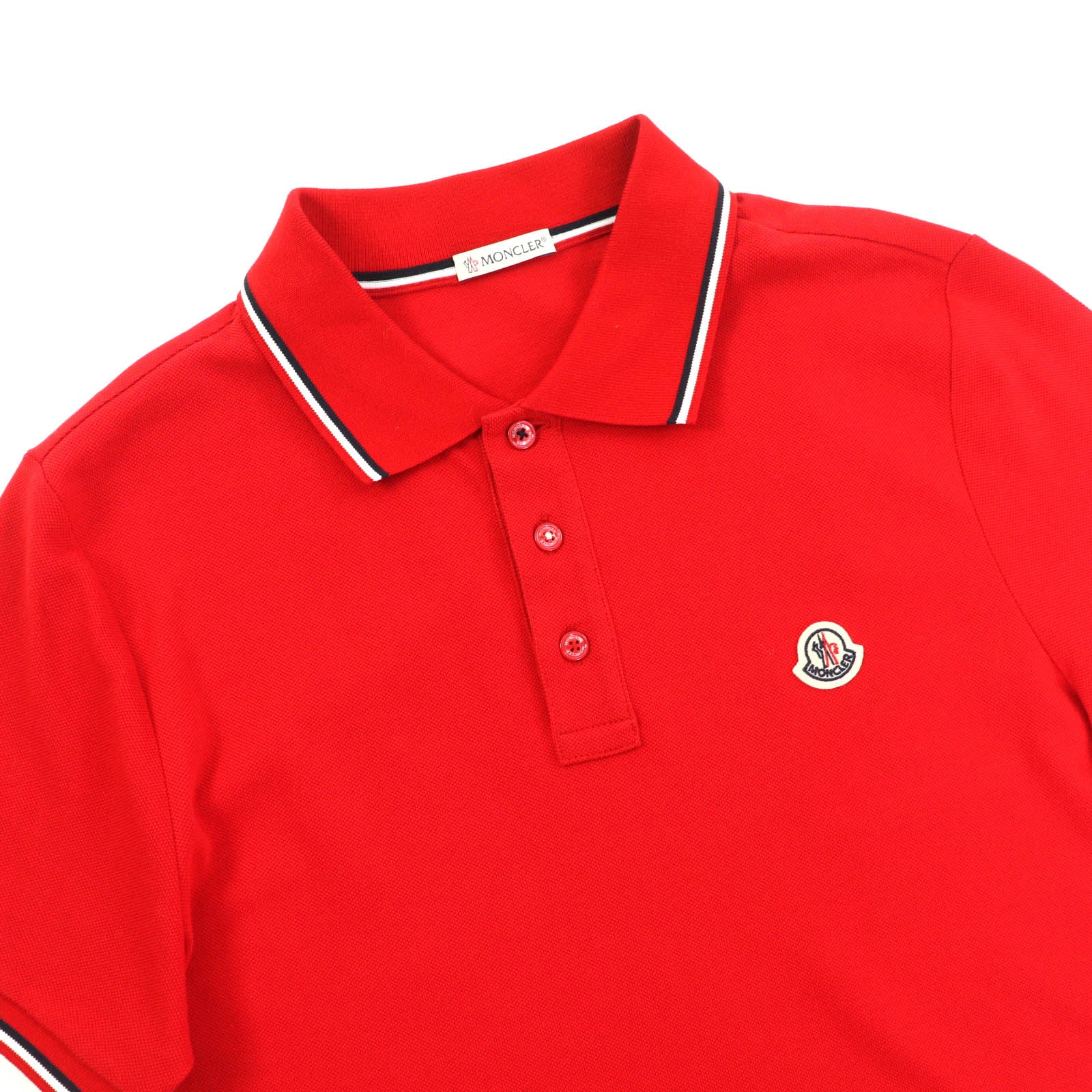 モンクレール MAGLIA ポロ マニカ コットン ポロ シャツ