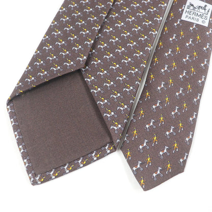 エルメス ジョッキー & トイ ホース シルク タイ