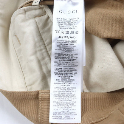 グッチ エンボス GG ロゴ オーガニック コットン デニム パンツ