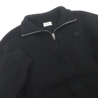 セリーヌ Eddie Triomphe Embroidered ウールセーター