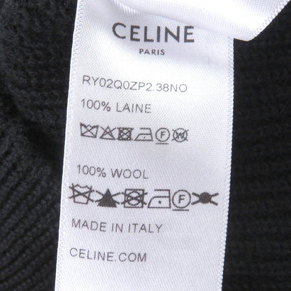 セリーヌ Eddie Triomphe Embroidered ウールセーター