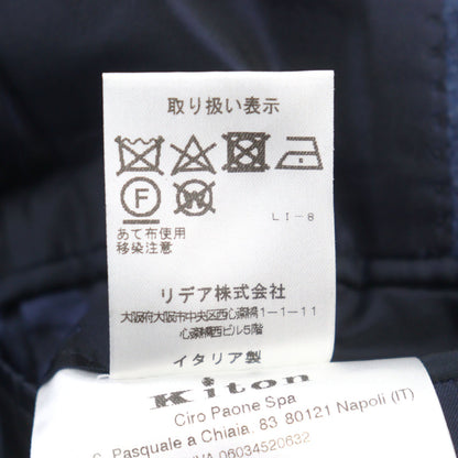 Kiton オールオーバーロゴ プリント テーラード ジャケット