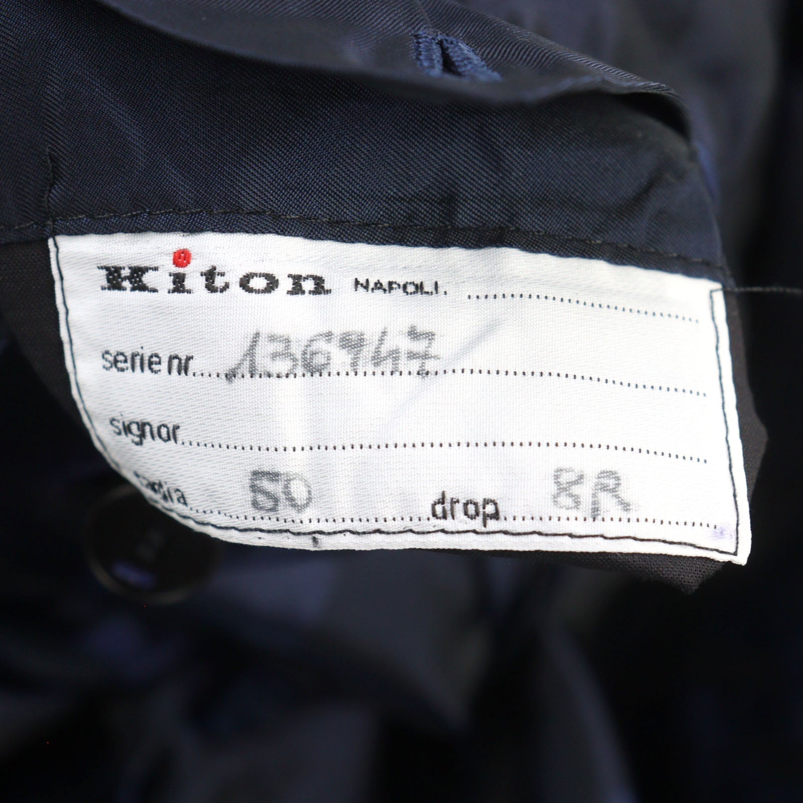 Kiton オールオーバーロゴ プリント テーラード ジャケット