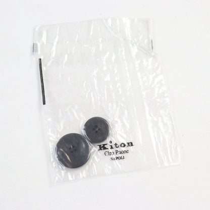 Kiton オールオーバーロゴ プリント テーラード ジャケット